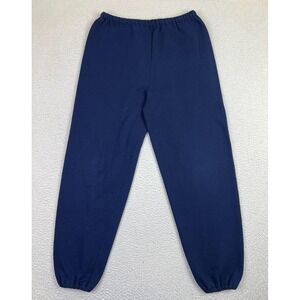 Vintage Russell Athletic Pants Mens XL Blue Fleece Sweatpants Cuffed Made In USA
